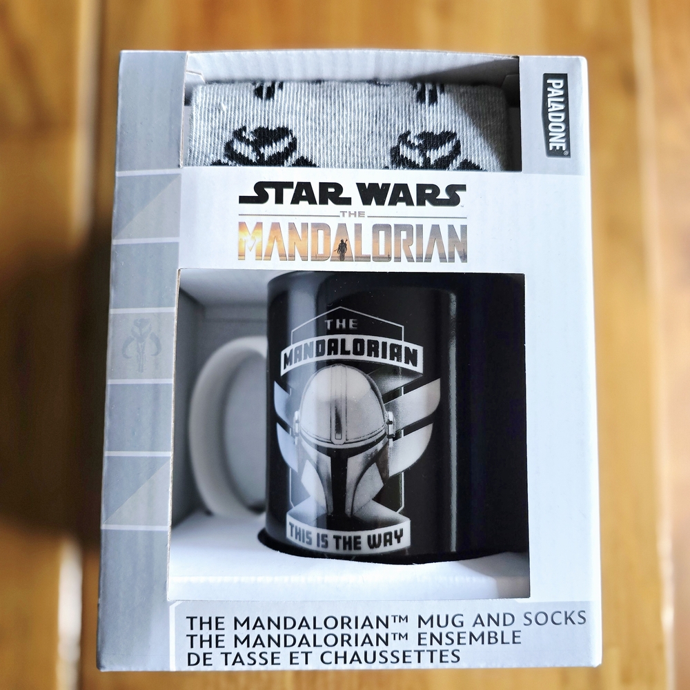 NEW! Star Wars The Mandalorian This Is The Way Mug and Socks Set